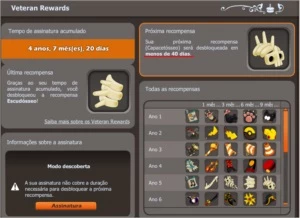 Pandawa lvl 200 com 4 anos, 7 mês(es), 20 dias p2p acumulado - Dofus