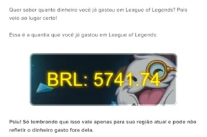 Conta de LoL - League of Legends