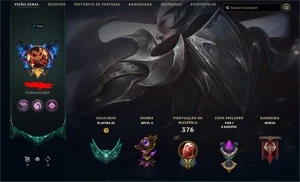 CONTA LOL LVL 350, PLATINA 3 COM DIVERSAS SKINS (217x) - League of Legends