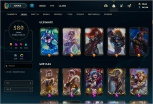 CONTA DE LOL 580 SKINS - League of Legends