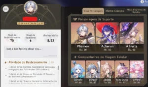 Conta Hsr Phainon E2+Bis, Acheron E2+Bis,The Herta+Bis E Etc