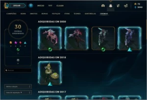 CONTA LEAGUE OF LEGENDS 2012 LOL