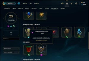 CONTA LEAGUE OF LEGENDS 2012 LOL