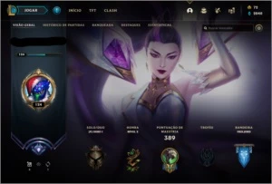 CONTA LEAGUE OF LEGENDS 2012 LOL