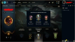 Conta LVL 191 GOLD 3 - S9 - COM 2800RPS - League of Legends LOL