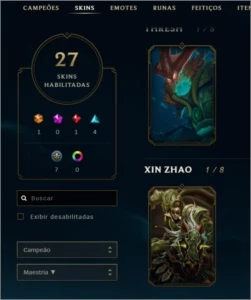 Conta LVL 191 GOLD 3 - S9 - COM 2800RPS - League of Legends LOL