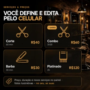Site para Barbearia 💈 Agenda Online + Painel Financeiro - Sites, Lojas e Sistemas Prontos Sites e Scripts