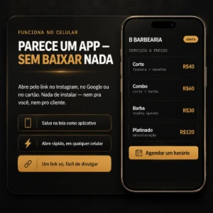 Site para Barbearia 💈 Agenda Online + Painel Financeiro - Sites, Lojas e Sistemas Prontos Sites e Scripts