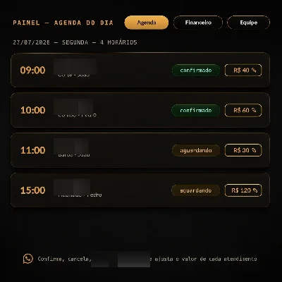 Site para Barbearia 💈 Agenda Online + Painel Financeiro - Sites, Lojas e Sistemas Prontos Sites e Scripts