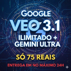 Promoção Relampago!! Veo 3.1 Fast Ilimitado + Gemini Ultra. - Assinaturas e Premium