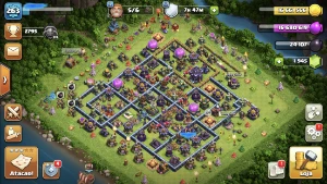 Coc - Cv 15 Lvl 263 - 90% Full No Preço! - Clash of Clans