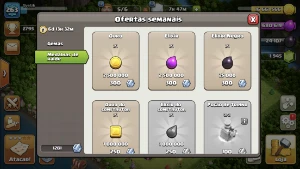Coc - Cv 15 Lvl 263 - 90% Full No Preço! - Clash of Clans