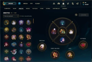 Conta prata 4 com 140 Champs e 66 Skins +1 Fragmento - League of Legends LOL