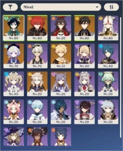 AR48 VENTI/DILUC/QIQI/ALBEDO/ZHONGLI/KEQING ARMA 5* - Genshin Impact