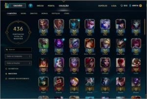 Conta diamante com todos os campeoes - League of Legends LOL