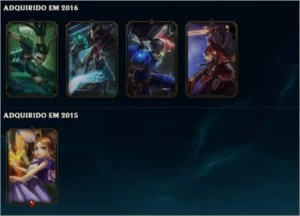Conta de League of Legends - Platina 4 - 42 Campeões LOL