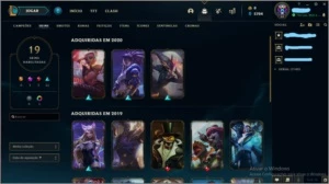 Conta lvl 84 Ouro 1 Na Flex E Ouro 3 Na Soloq - League of Legends LOL