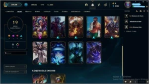 Conta lvl 84 Ouro 1 Na Flex E Ouro 3 Na Soloq - League of Legends LOL