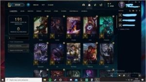 Conta lvl 84 Ouro 1 Na Flex E Ouro 3 Na Soloq - League of Legends LOL