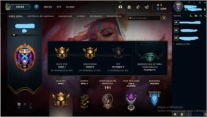Conta lvl 84 Ouro 1 Na Flex E Ouro 3 Na Soloq - League of Legends LOL
