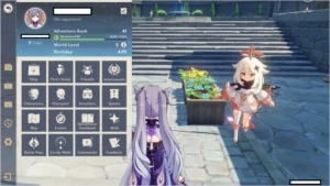 Conta rank 41 Keqing BEM EQUIPADA + arma Passe de Batalha - Genshin Impact