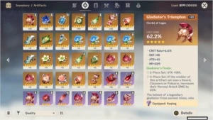 Conta rank 41 Keqing BEM EQUIPADA + arma Passe de Batalha - Genshin Impact
