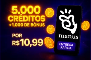 Manus Ai - Recarga De Créditos - [ Na Sua Conta ] + BÔNUS! - Outros