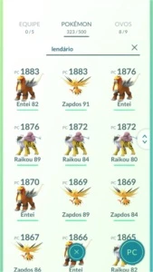 Conta lvl 37 Amarela - Pokémon