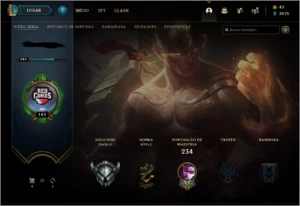Conta de LOL muito boa 83 champ 42 skins :) prata 3 - League of Legends