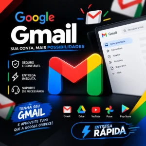 Conta Gmail Baratos| Acesso Imediato - Emails