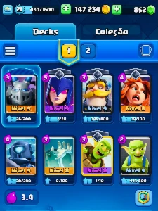 Conta Clash Royale Arena 10 | Oferta Exclusiva 32% Off