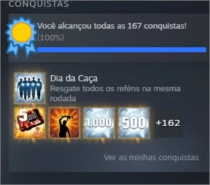 Platino seu jogo 100% na steam