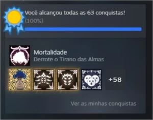Platino seu jogo 100% na steam