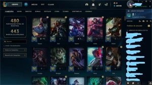 Conta de League of Legends TOP!! LOL