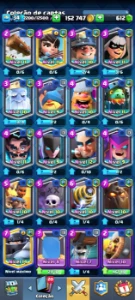 Conta Desafiante, Level 32, Arena 15, 17 Lendárias, 6 Full - Clash Royale