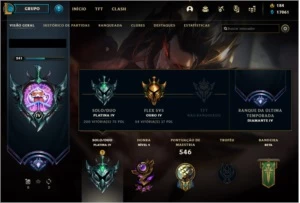 CONTA PLATINA 4 - League of Legends LOL