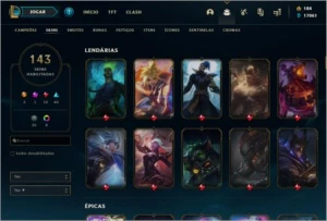 CONTA PLATINA 4 - League of Legends LOL