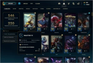 CONTA PLATINA 4 - League of Legends LOL