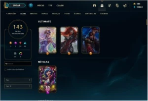 CONTA PLATINA 4 - League of Legends LOL