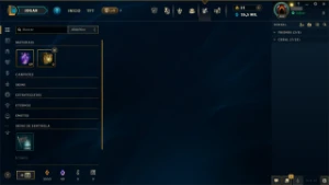 Vendo conta de lol Gold 1 com todos champs e 419 skins - League of Legends