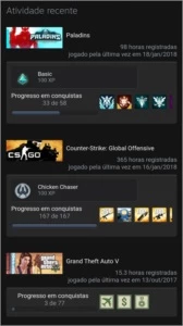 Conta Steam com CS GO e GTA V barato