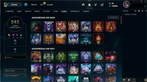 CONTA LEAGUE OF LEGENDS LEVEL 619 DIAMOND 4 100k ESSENCIA LOL