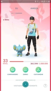 Conta de Pokémon GO