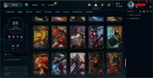 [BR] CONTA OURO I, 149 CAMPEÕES, 89 SKINS, LVL 271, ATIVA S6 - League of Legends LOL
