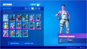 Conta fortnite rara -3 ogs-skull roxo-renegade-pinkghoul e +