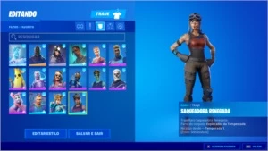Conta fortnite rara -3 ogs-skull roxo-renegade-pinkghoul e +