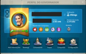 Conta Rise of Kingdoms 30M - Outros