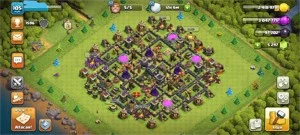 Conta Clash of clans CV9 SEMI FULL com 5270 gemas BARATO
