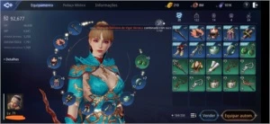 Maga lv71 com 92.677 de poder (leia a descrição) - MIR4