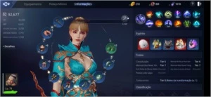 Maga lv71 com 92.677 de poder (leia a descrição) - MIR4